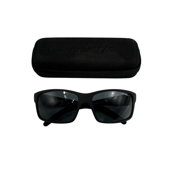 ARNETTE Fastball matte black sunglasses full 
Rim AN4202 polarized with case - Picture 2 of 9
